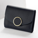 leather mini women envelope wallet