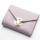 leather mini women envelope wallet