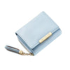 luxury brand ladies leather wallet with tassels