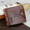 sporty leather men's wallet
