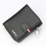 new zippered leather men's wallet