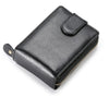 zippered men wallet leather