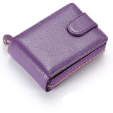 zippered men wallet leather