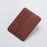 business card holder men wallet leather