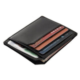 business card holder men wallet leather