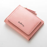 luxury brand womens leather wallet short