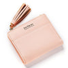 luxury brand ladies leather wallet with tassels