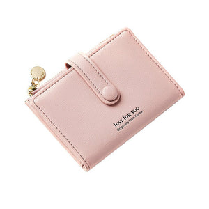 fashion short pink wallet