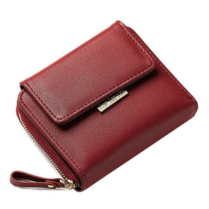 luxury brand women leather wallet